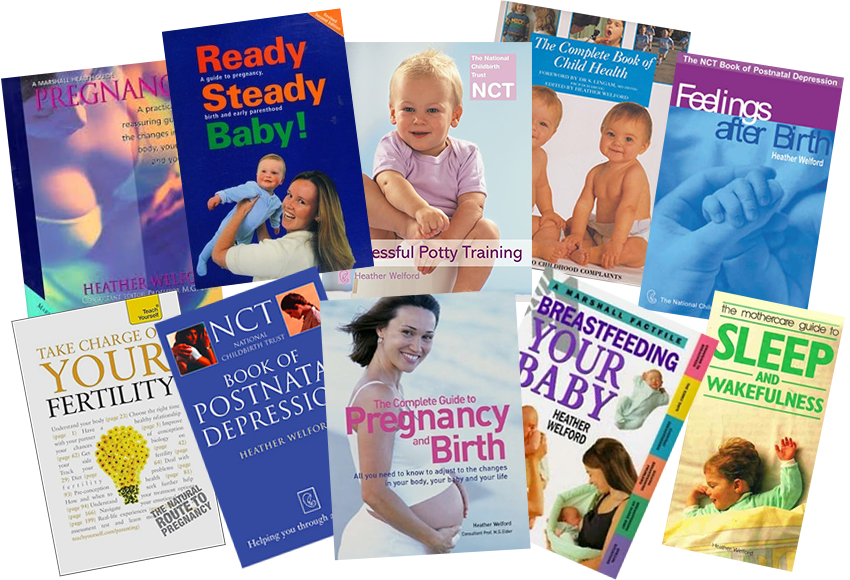Parenting, child-care, breasfeeding and postnatal depression books by Heather Welford